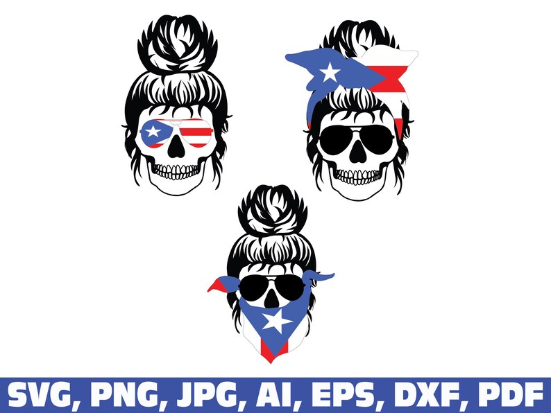Puerto Rico Flag Skull Svg Puerto Rico Skull Svg Puerto Rico Svg Puerto Rico Flag Svg Puerto Rican Svg Puerto Rico Png Art Collectibles Prints Beyourbussiness Com