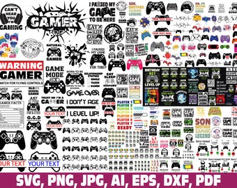 gamer svg bundle, eat sleep game repeat SVG, gamer svg, video game svg, game controller svg, gamer shirt svg, Gaming Quotes, Game Player svg