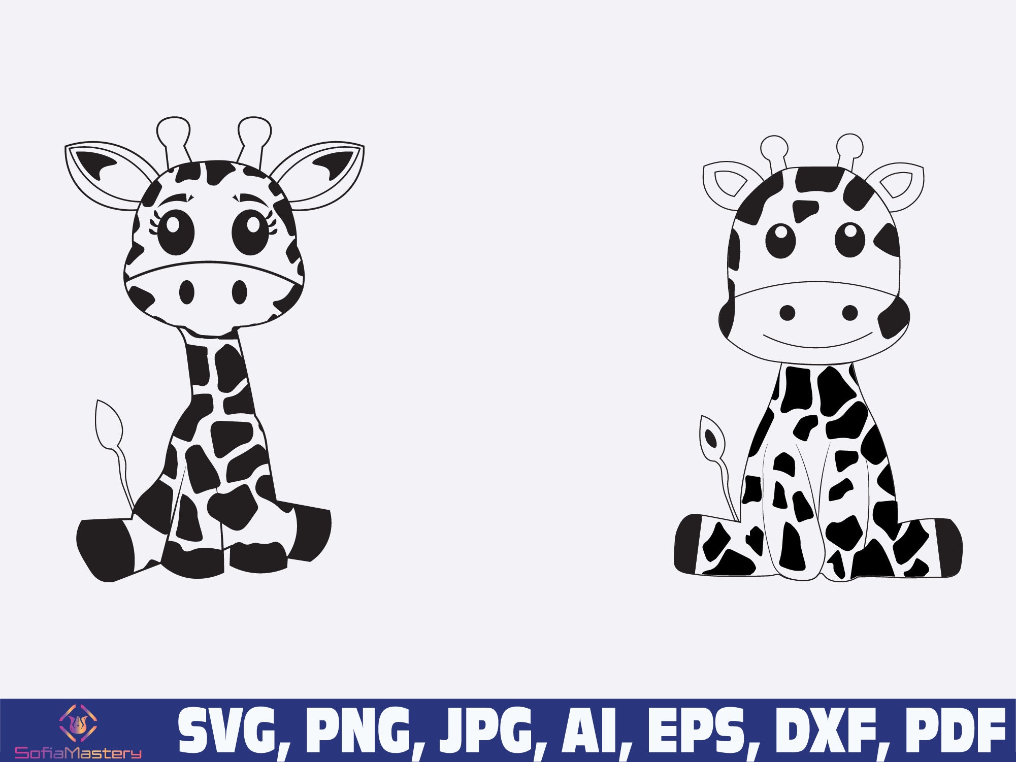 Giraffe SVG Cute Baby Giraffe SVG Giraffe Svg Bundle Baby Etsy Canada