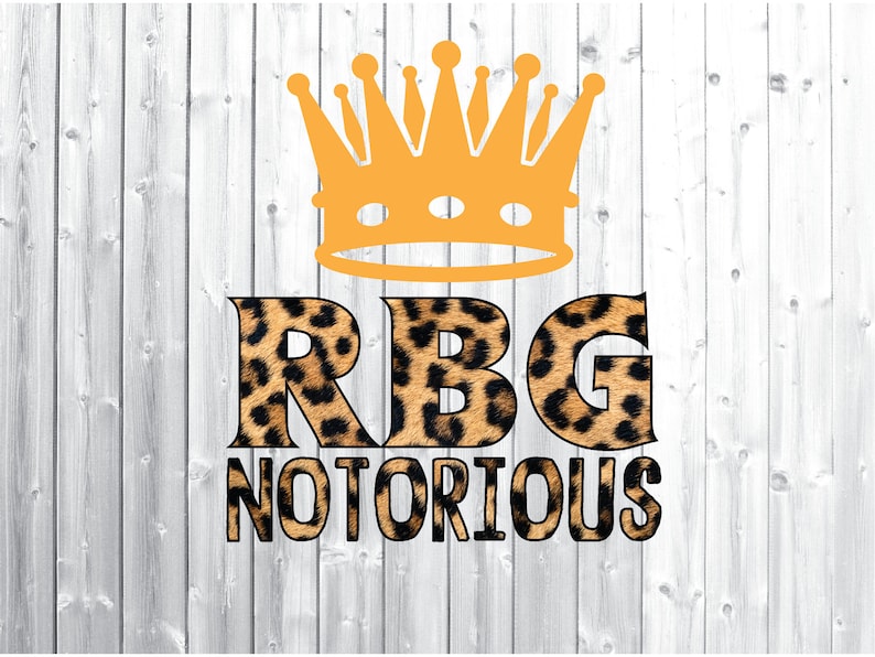 Download Rbg svg notorious rbg svg rbg leopard print svg ruth bader ...