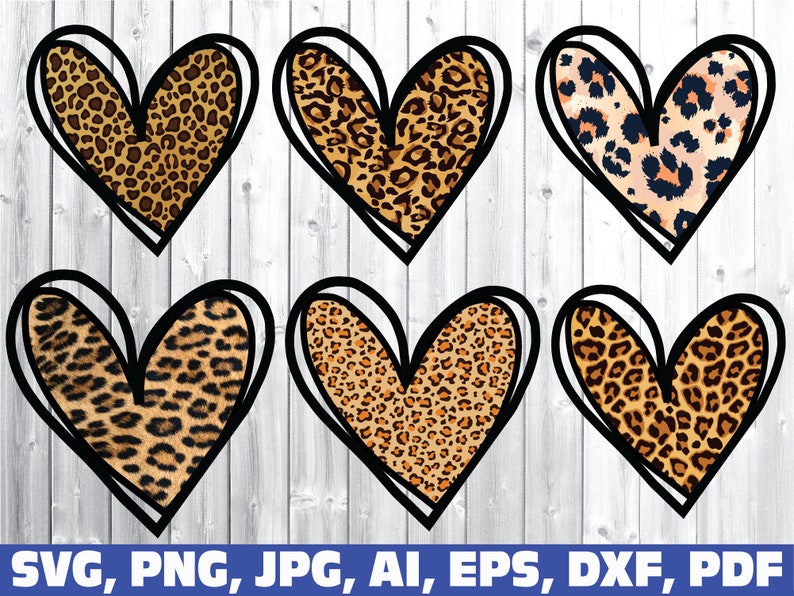 Download Leopard heart png leopard heart svg cheetah heart svg ...