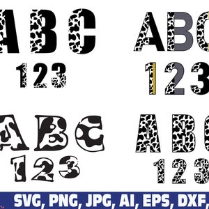 Number Lore Individual Characters | fonts letters vectors svg png pdf files