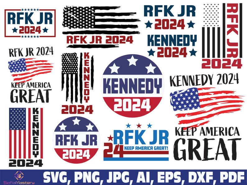 RFK JR 2024 Svg Robert F. Kennedy Jr. for President 2024 Svg Etsy