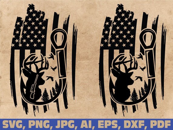 Free Free 259 Hunting And Fishing American Flag Svg Free SVG PNG EPS DXF File