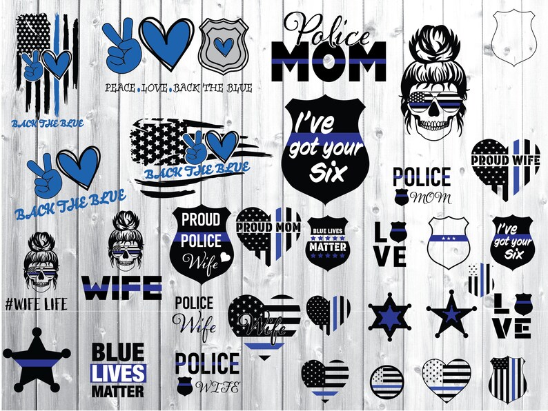police svg thin blue line svg back the blue svg thin blue line flag svg police officer svg thin blue line svg bundle blue line svg