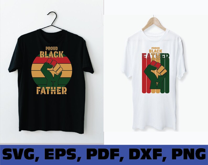 Proud black father svg black father svg vintage proud ...