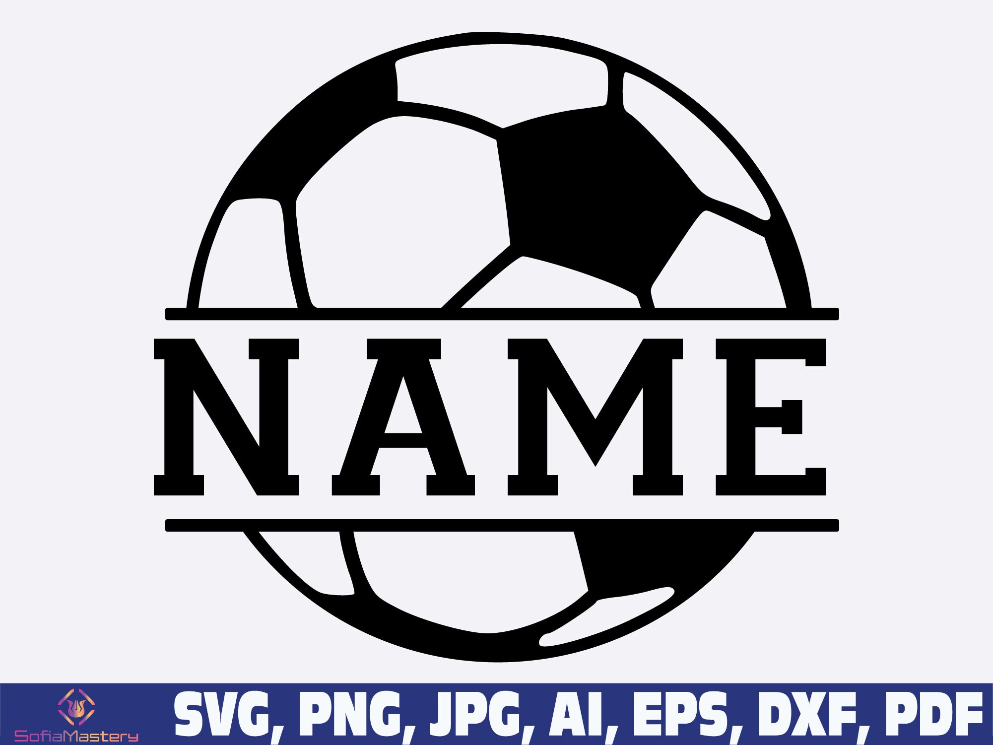 Name Soccer Svg Soccer Svg American Fan Soccer Svg Soccer - Etsy