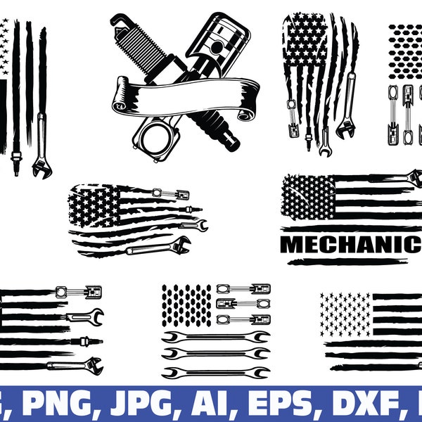 mechanic svg,mechanic flag svg, mechanic american flag svg, wrench svg, wrench flag svg, mechanic clipart, mechanic dad svg, mechanic gift
