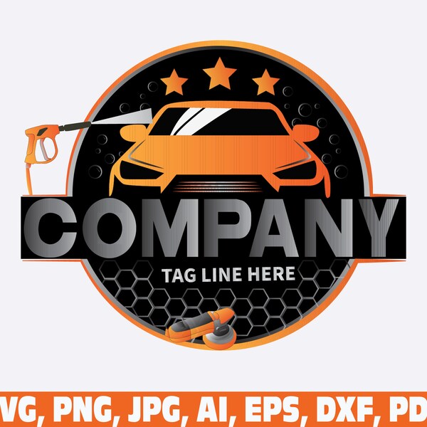 auto detailing car logo company svg, car washing company logo svg, car wash logo template, car clean logo svg, car Detailing Services logo