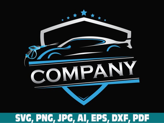 Auto Detailing Car Logo Company Svg, Car Washing Company Logo Svg, Car Wash  Logo Template, Car Clean Logo Svg, Car Detailing Services Logo 