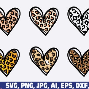Leopard Heart Png Leopard Heart Svg Cheetah Heart Svg Heart 