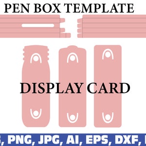 Pen Box Template 4 Bundle, Perfect Size for Inkjoy Wrap Epoxy Pen