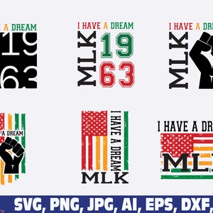 i have a dream mlk svg, black history month svg, mlk day svg, blm svg, African american flag svg, melanin svg, Martin Luther King Svg png