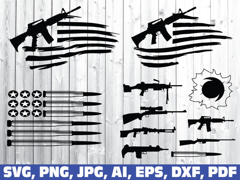 Download Rifle flag svg gun flag svg bullet flag svg military svg ...