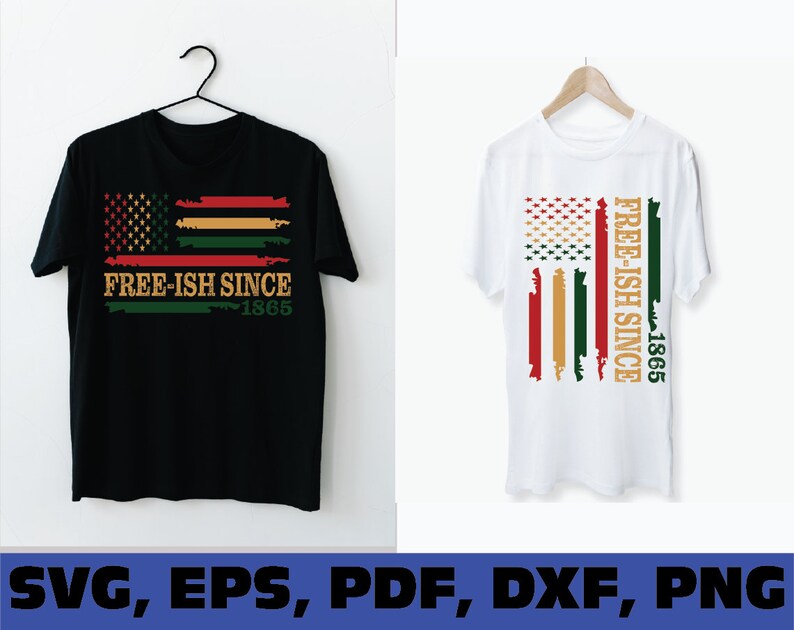 Download Free ish since 1865 svg Juneteenth SVG american flag | Etsy
