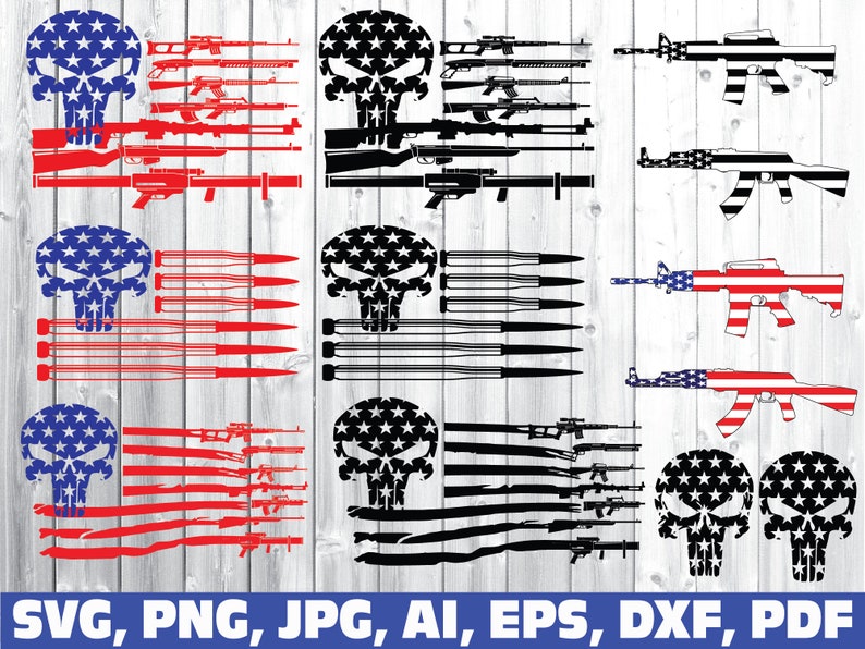 Download Rifle flag svg gun flag svg bullet flag svg military svg ...