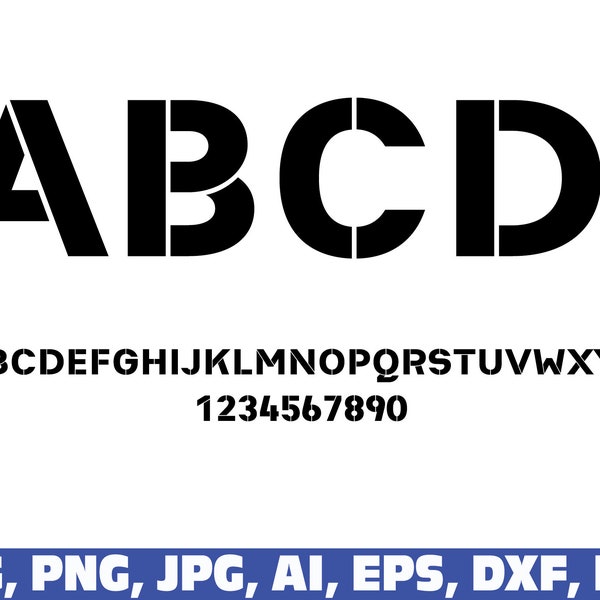 Stencil font svg, stencil letters, alphabet svg, stencil svg, Stencil font monogram svg, Army font svg Stencil script svg, Stencil letters