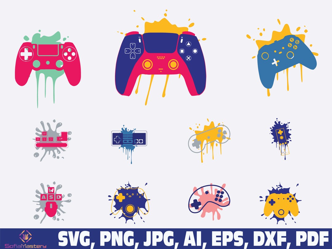 Gamer Controller SVG Png Gamer Svg Video Game Svg Xbox Ps6 - Etsy