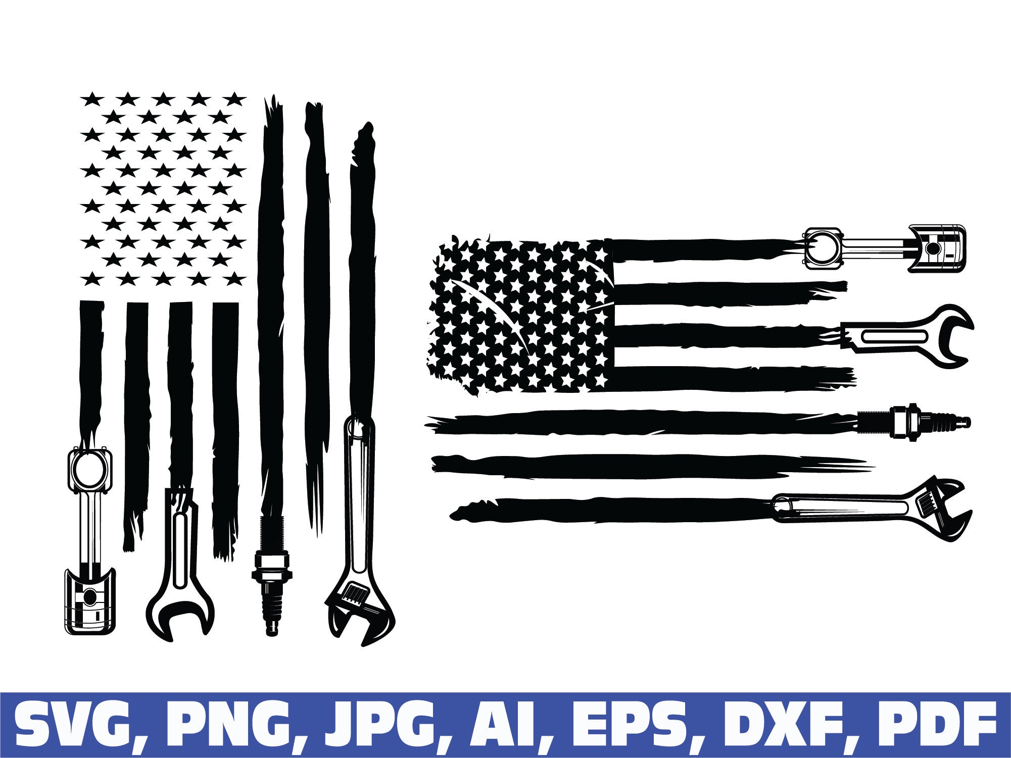 Mechanic Svgmechanic Flag Svg Mechanic American Flag Svg - Etsy
