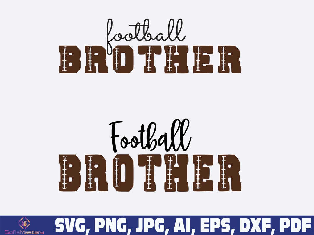 Football Brother Svg Png Football Bro Svg Png Football - Etsy