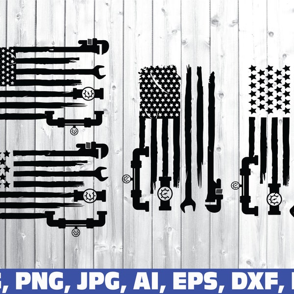 plumber svg, distressed flag svg, plumber american flag svg, plumber flag svg, patriotic plumber, us plumber svg, plumber clipart, plumber