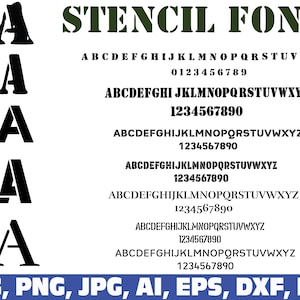 Stencil font svg, stencil letters, alphabet svg, stencil svg, Stencil font monogram svg, Army font svg Stencil script svg, Stencil letters