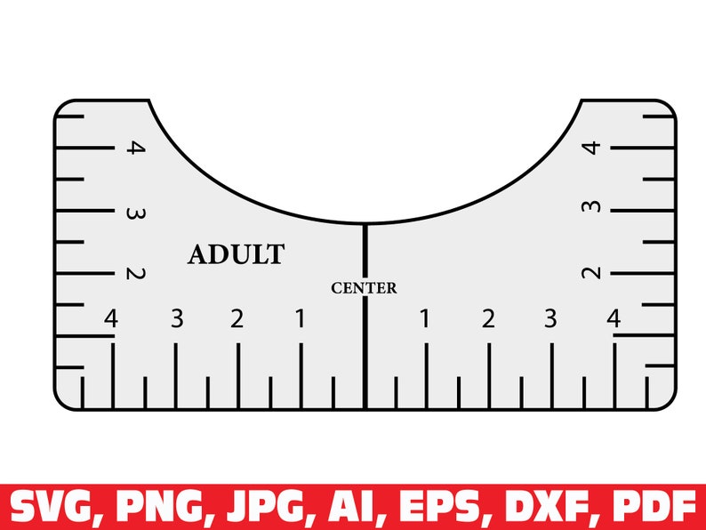 T-shirt Alignment Tool Svg Tshirt Ruler SVG Bundle T-shirt | Etsy