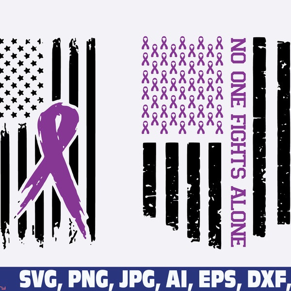 Domestic Violence Awareness SVG png usa flag, Stop Domestic Violence SVG, Domestic Violence Day, Physical Assault SVG - Purple Ribbon svg