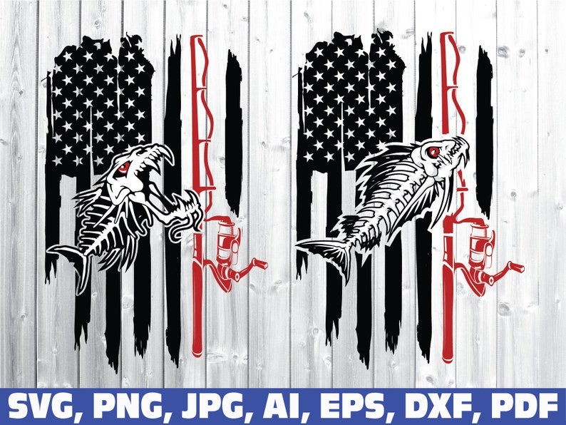 Free Free 78 Fishing Pole American Flag Svg SVG PNG EPS DXF File