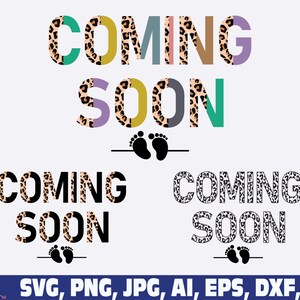 Tie Breaker Coming Soon SVG | Baby Announcement SVG 