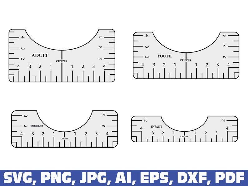 Download T-shirt alignment tool svg Tshirt Ruler SVG Bundle T-shirt | Etsy