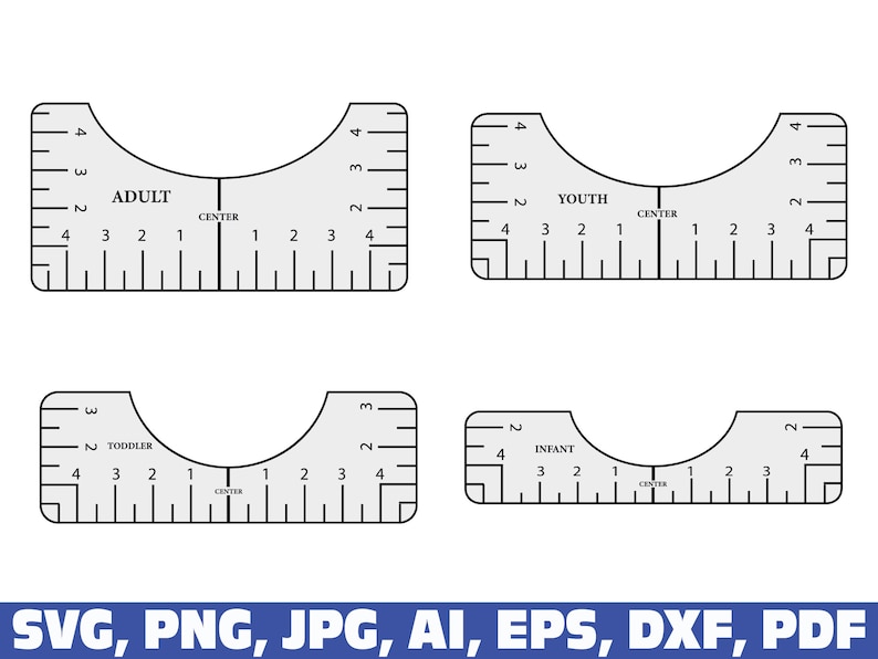 Download T-shirt alignment tool svg Tshirt Ruler SVG Bundle T-shirt | Etsy