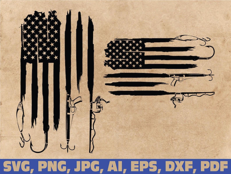 Download Fishing flag svg fisherman svg fishing svg fishing american | Etsy