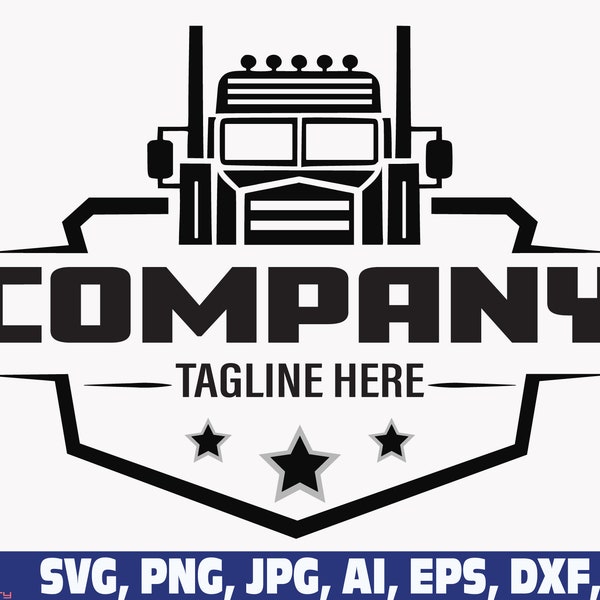trucking company logo svg, trucker logo svg, semi truck svg, semi truck BRAND svg, truck driver svg, trucker svg, big truck svg, TRUCK BRAND