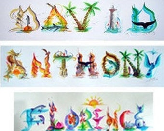 Calligraphy Name Art Etsy Calligraphy Name Art Etsy