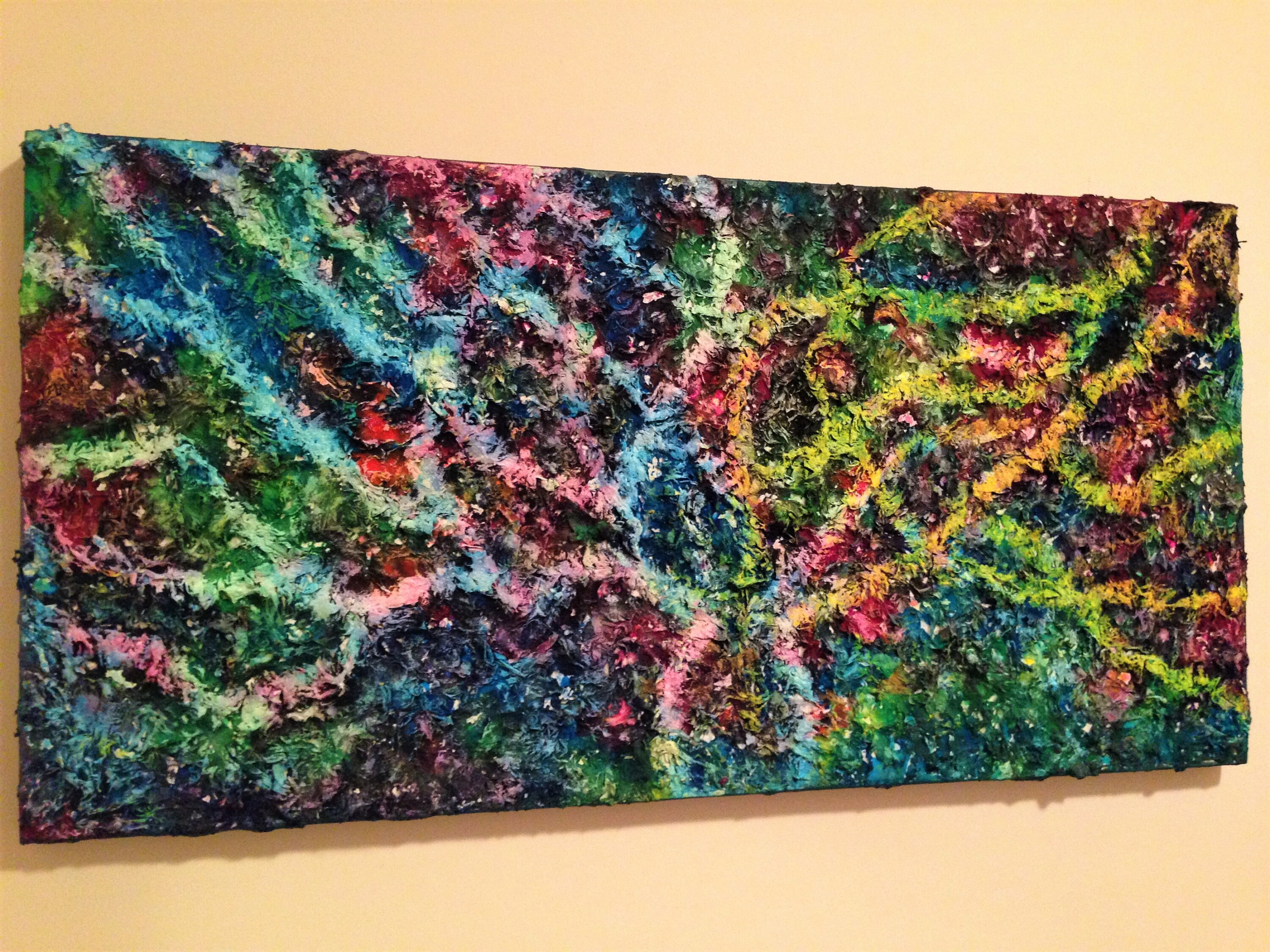 アート・デザイン・音楽 Painting acrylic on canvas Designart ' Abstract Music and Rhythm ' Abstract Framed