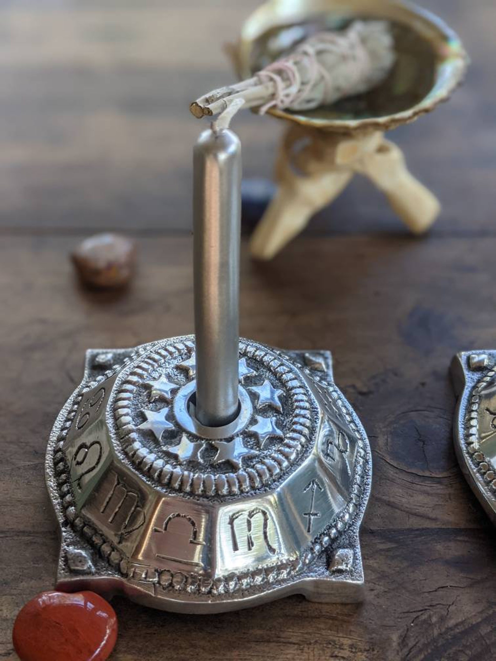 Zodiac Chime Candle Holders Zodiac Candle Holder Zodiac Etsy