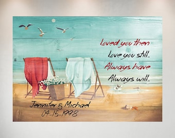 Loved You Then Love You Still Color Names Premium Photo Print