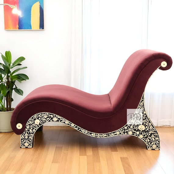 アンティーク雑貨 long chair B Cardboard and Wood Chaise