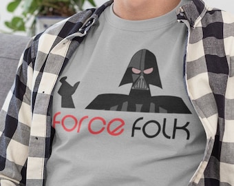 Force Folk Darth Vader camiseta Sith Lord Fallen Jedi Master Anakin Skywalker Bogan Dark Side Unique Cool Fun Star Wars Gift camiseta
