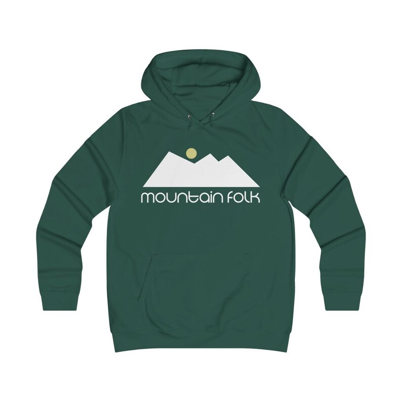 WOMEN'S HOODIE Mountain Folk/ Multiple Colors/ Mountain Town/ Mountain Life/ Trail Hiking image 8