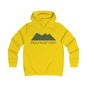 WOMEN'S HOODIE Mountain Folk/ Multiple Colors/ Mountain Town/ Mountain Life/ Trail Hiking image 4