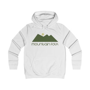 WOMEN'S HOODIE Mountain Folk/ Multiple Colors/ Mountain Town/ Mountain Life/ Trail Hiking image 2