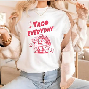Let&#39;s Go TACO Shirt, Trump Taco T-Shirt, Trump always chickens out Tee, Funny anti-Trump Protest T-Shirt, Political Apparel, FDT Tariffs Tee
