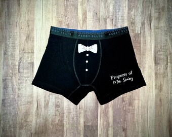 Property of Mrs. Underwear for that special groom on his special day