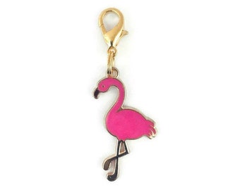 Flamingo Planner Charm, Flamingo Lover Gifts, Flamingo Gift, Florida Gift, Pink Flamingo, Tropical Planner Charm, Purse Charm, Planner Charm