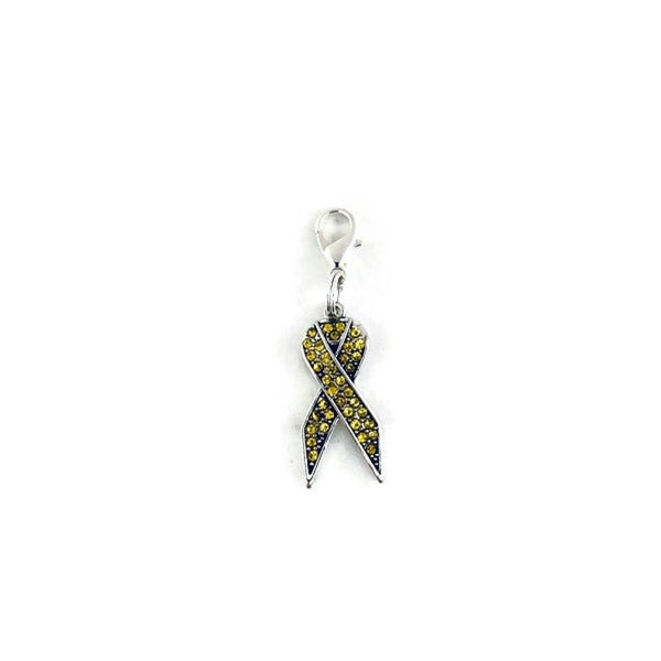 Yellow Ribbon Planner Charm, Yellow Ribbon Awareness, Yellow Ribbon, Military, Spina Bifida, Suicide Awareness, Bone Cancer, Planner Gifts