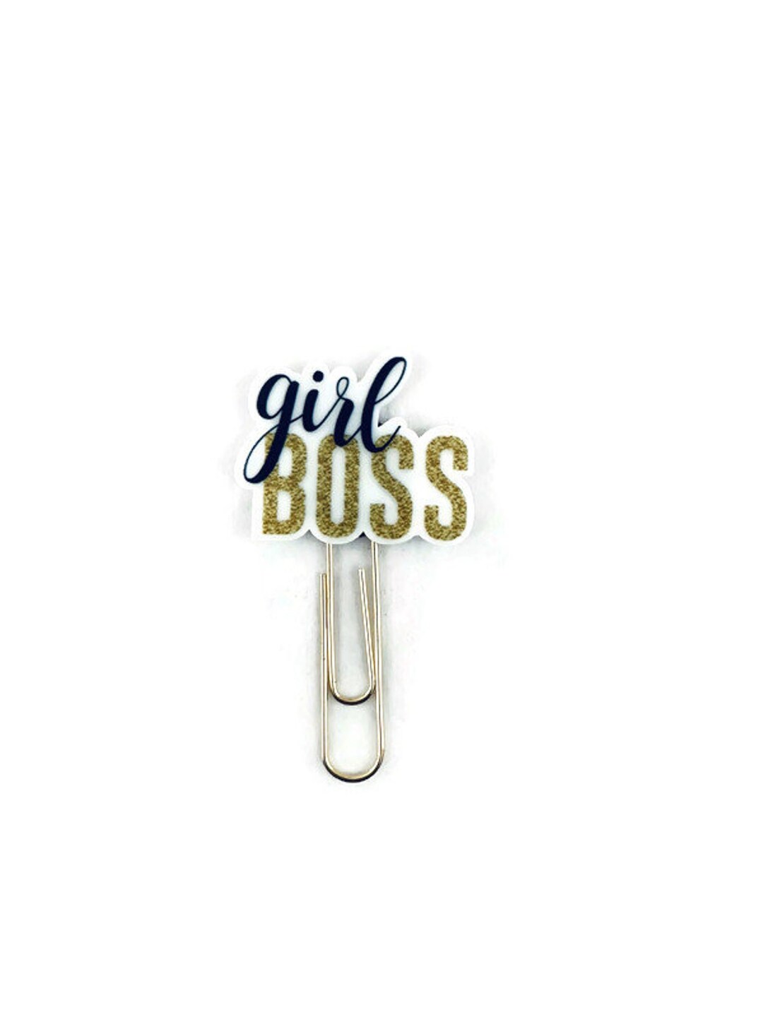 Girl Boss Planner Clip Girl Boss Paper Clip Girl Boss Etsy