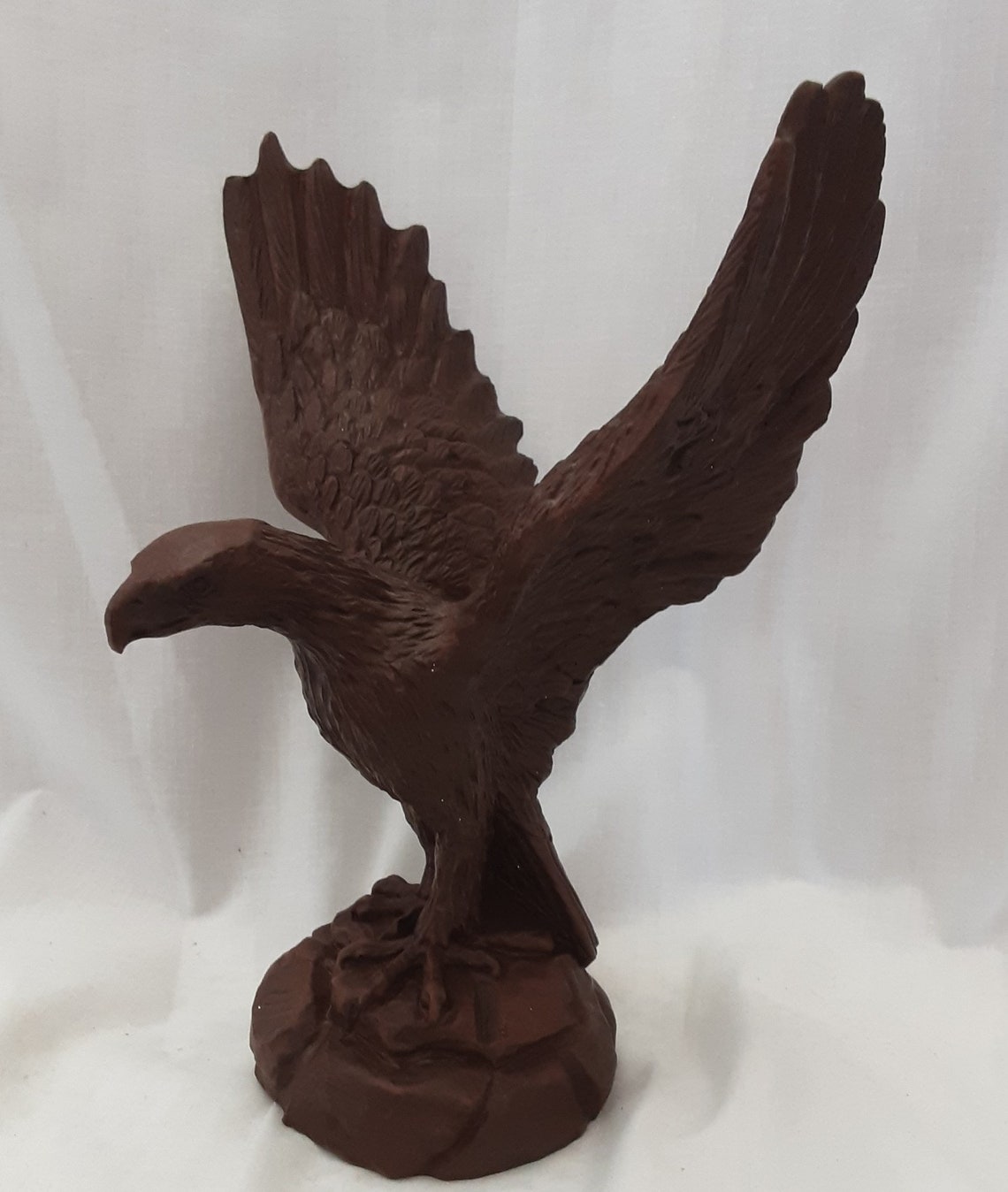 Vintage Eagle by Red Mill Mfg USA Pecan Shells/resin 1987 Etsy
