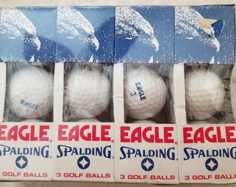 Vintage Spalding Golf Balls Eagle ~ One Dozen ~ New Sealed